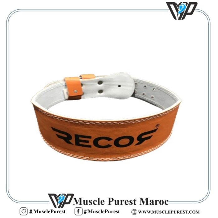 حزام الظهر – Ceinture de musculation en cuir noir recir