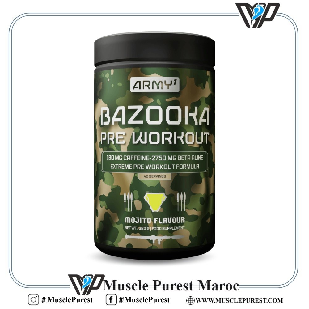 bazzoka BAZOOKA PRE-WORKOUT 380g ARMY 1 – Image 1