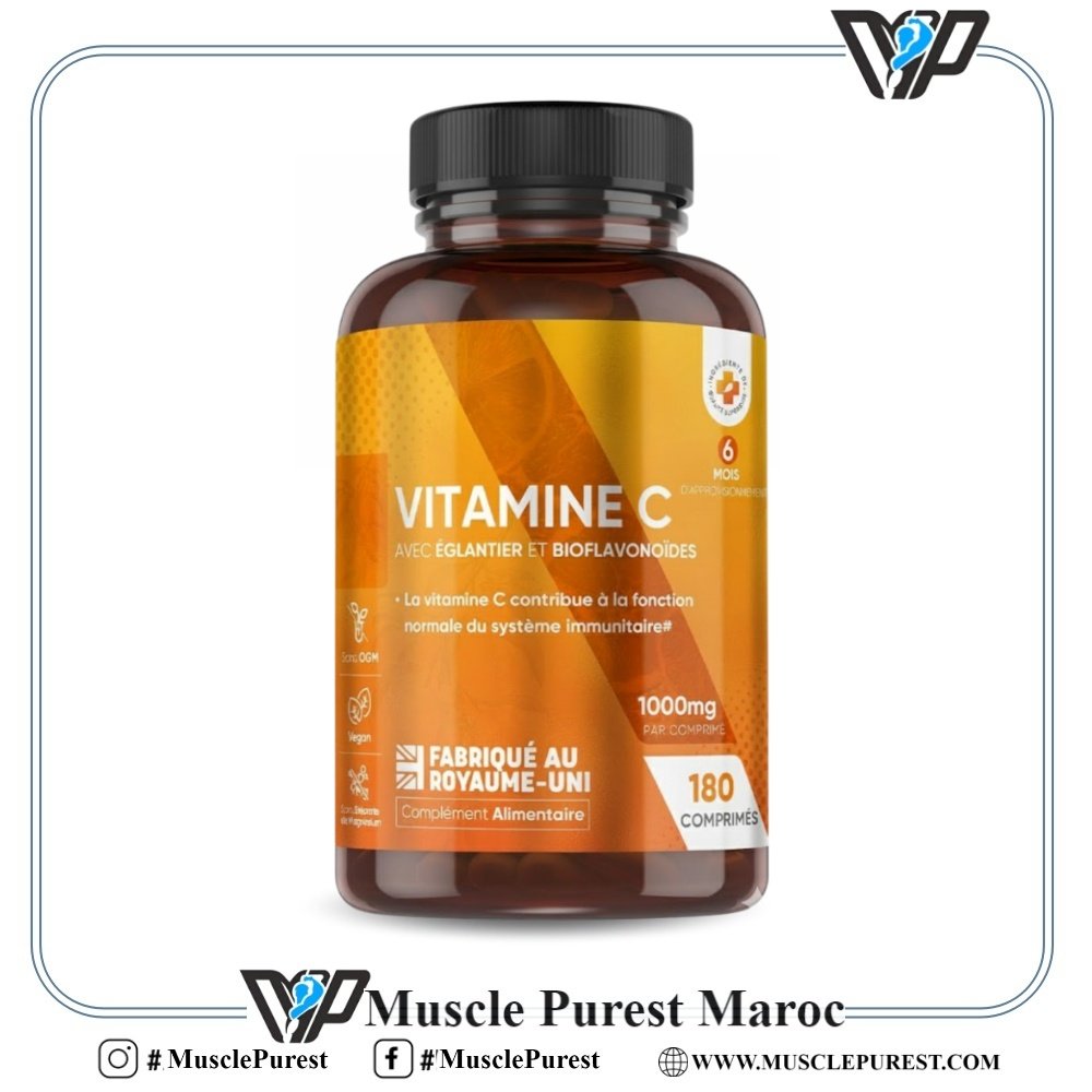 vitamine c weghit WeightWorld– Vitamine C 1000 mg 180 Comprimés – Image 1