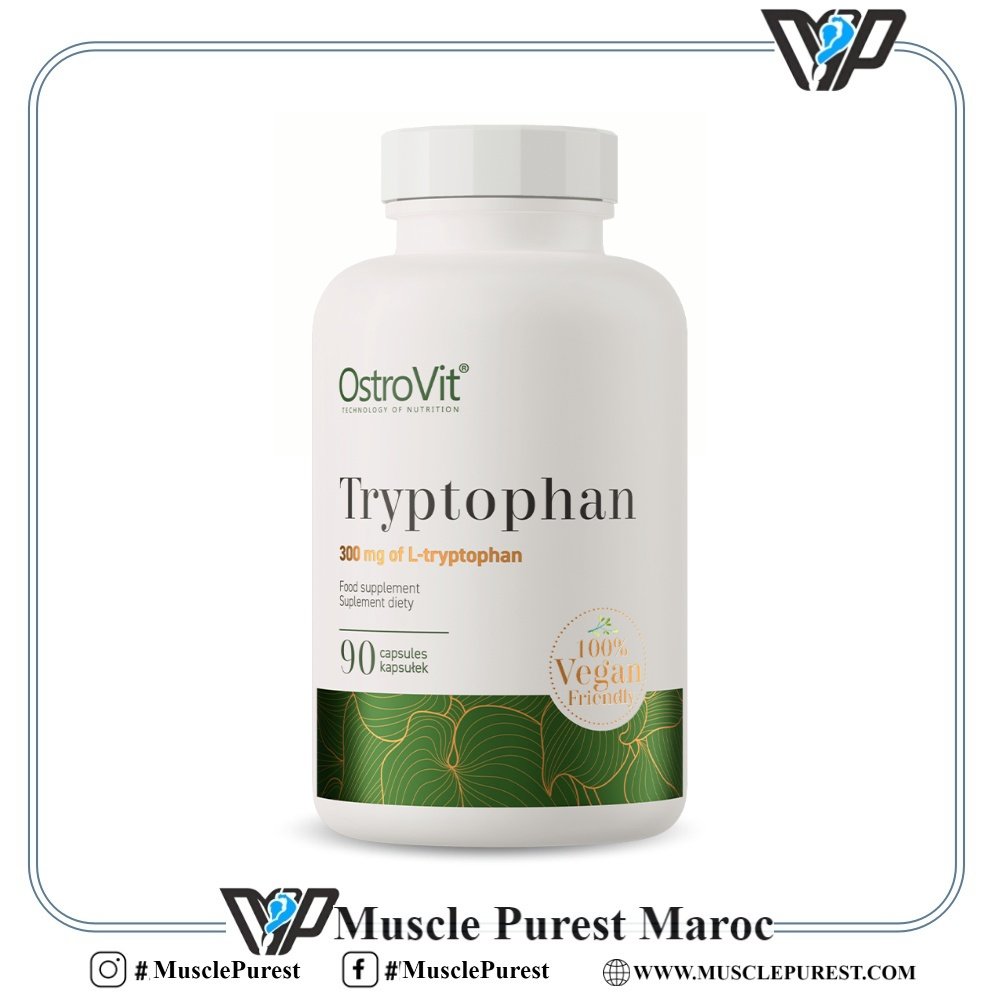 tryptophane Tryptophan VEGE 300mg – 90 Gélules |OstroVit – Image 1