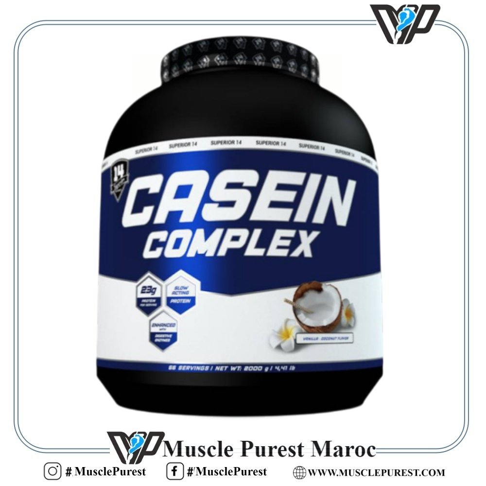 casien complex maroc muscle purset Casein Complex 2kg – Superior 14 – Image 1